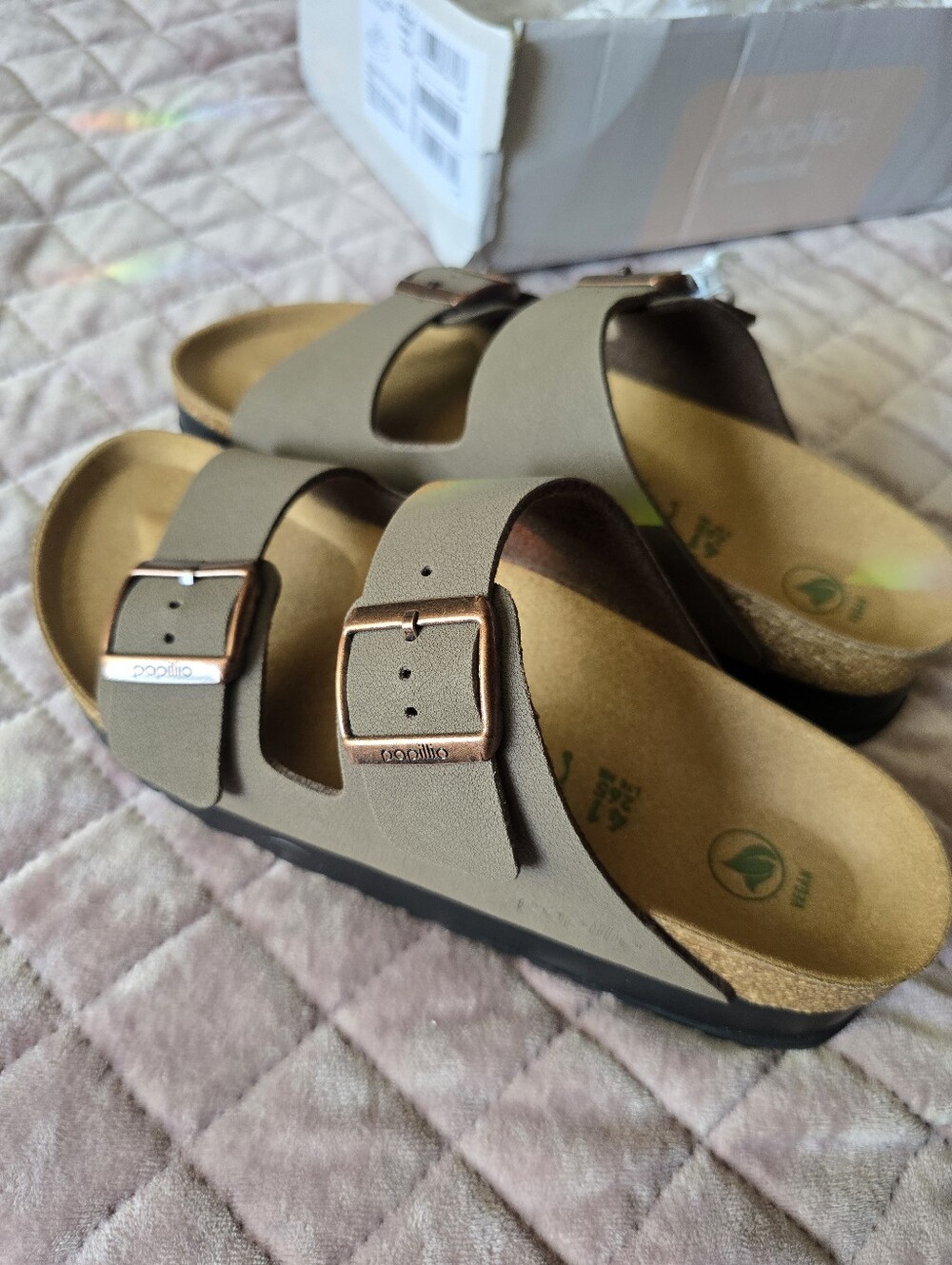 Birkenstock Pappilio Platform Sandals Mocha Size 10 BNIB